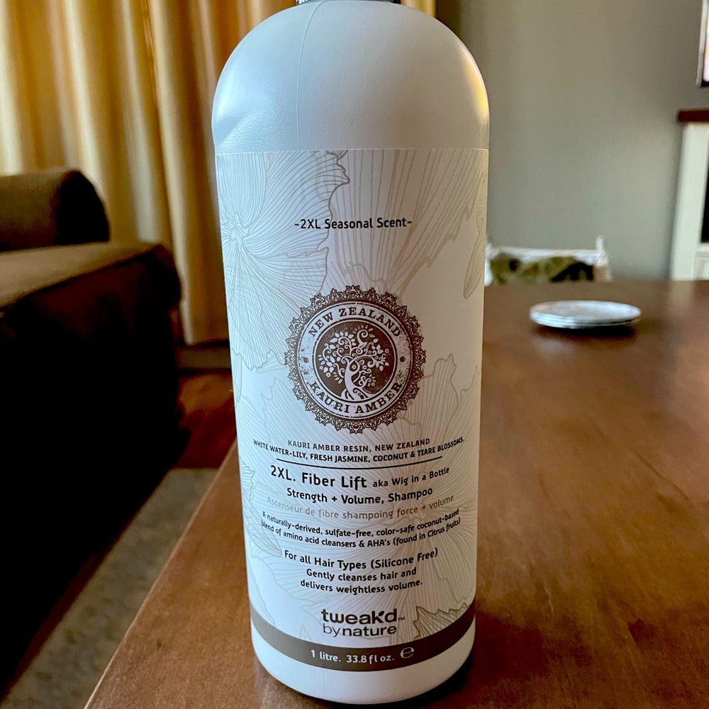 TWEAK’D by nature 1 liter/33.8 oz NEW sealed bottle 2XL SHAMPOO 💐
